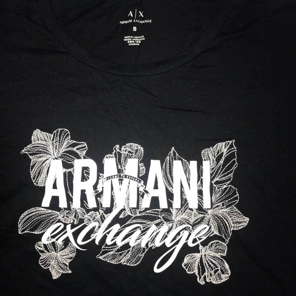 ARMANI EXCHANGE Crop Top